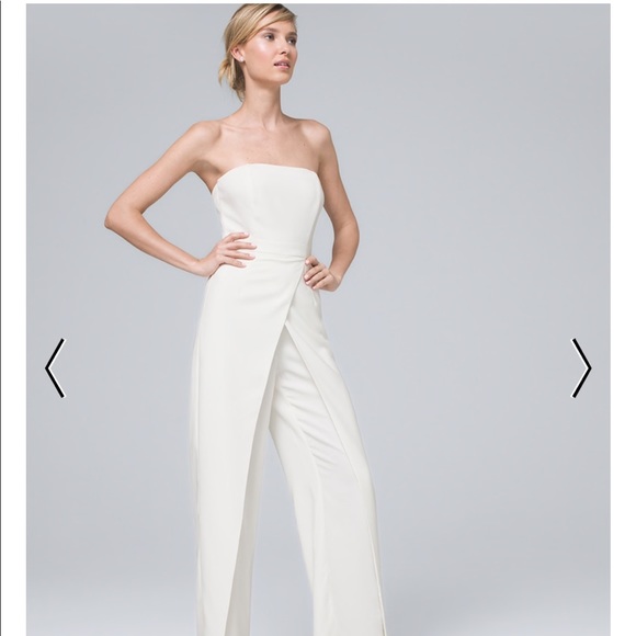 whbm white jumpsuit